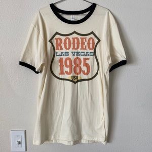 NFR T Shirt cream color size medium (oversized)